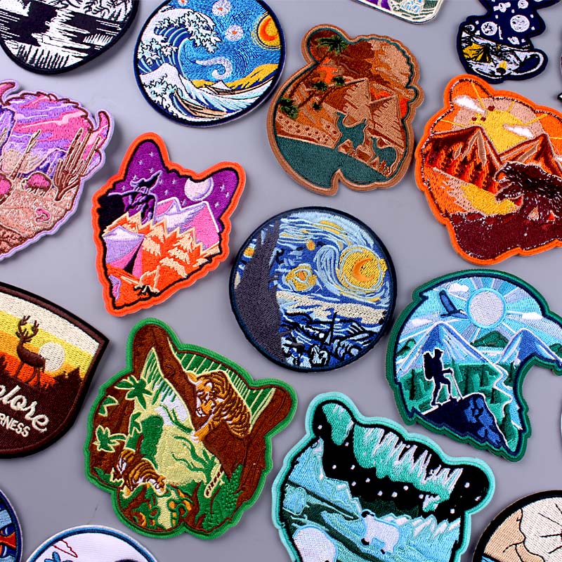 Outdoor Adventure Travel Show - Van Gogh – Patch brodé pour