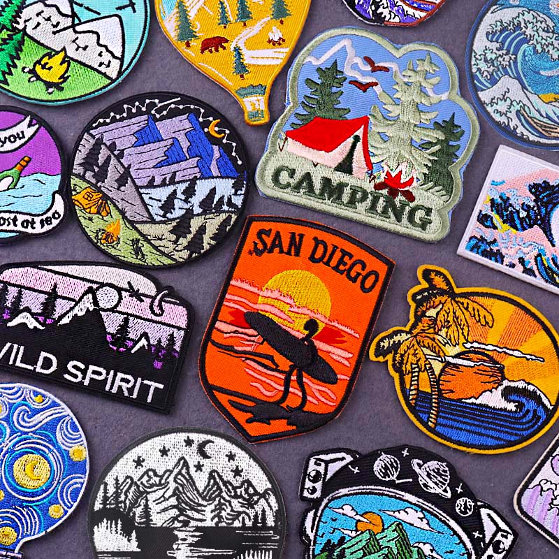 Outdoor Adventure Travel Show - Patchs de désert sur vêtements Patch