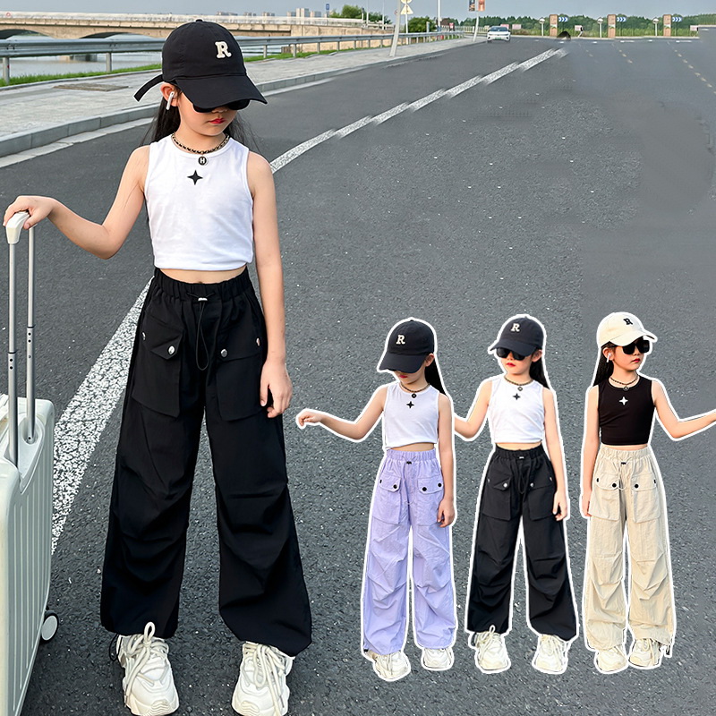 Outdoor Adventure Girl - Pantalons cargo légers anti-moustiques pour filles,