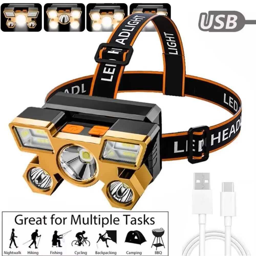 Lampe frontale LED rechargeabl - Headlamp Waterproof Rechargeable avis et prix