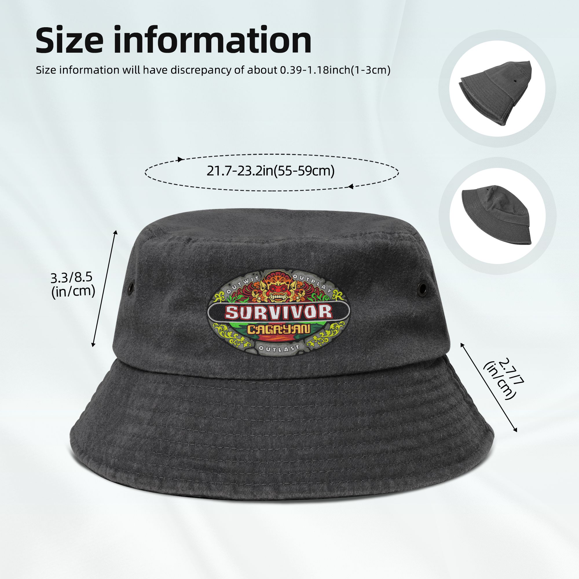 Chapeaux Bob de pêche en coton - Outdoor Adventure Travel Show avis et prix