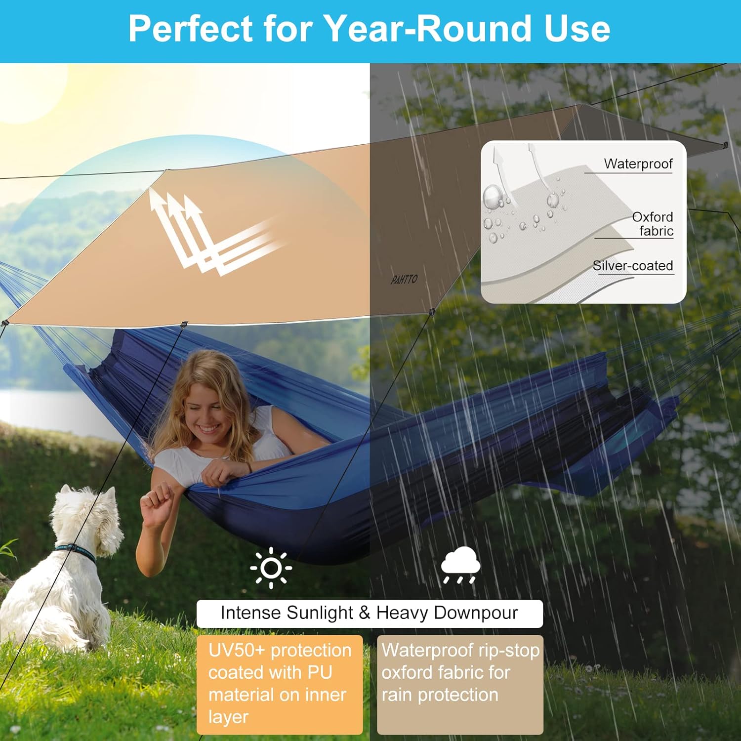 Abri de pluie pour hamac 2026, - Hammock Rain Tarp avis et prix