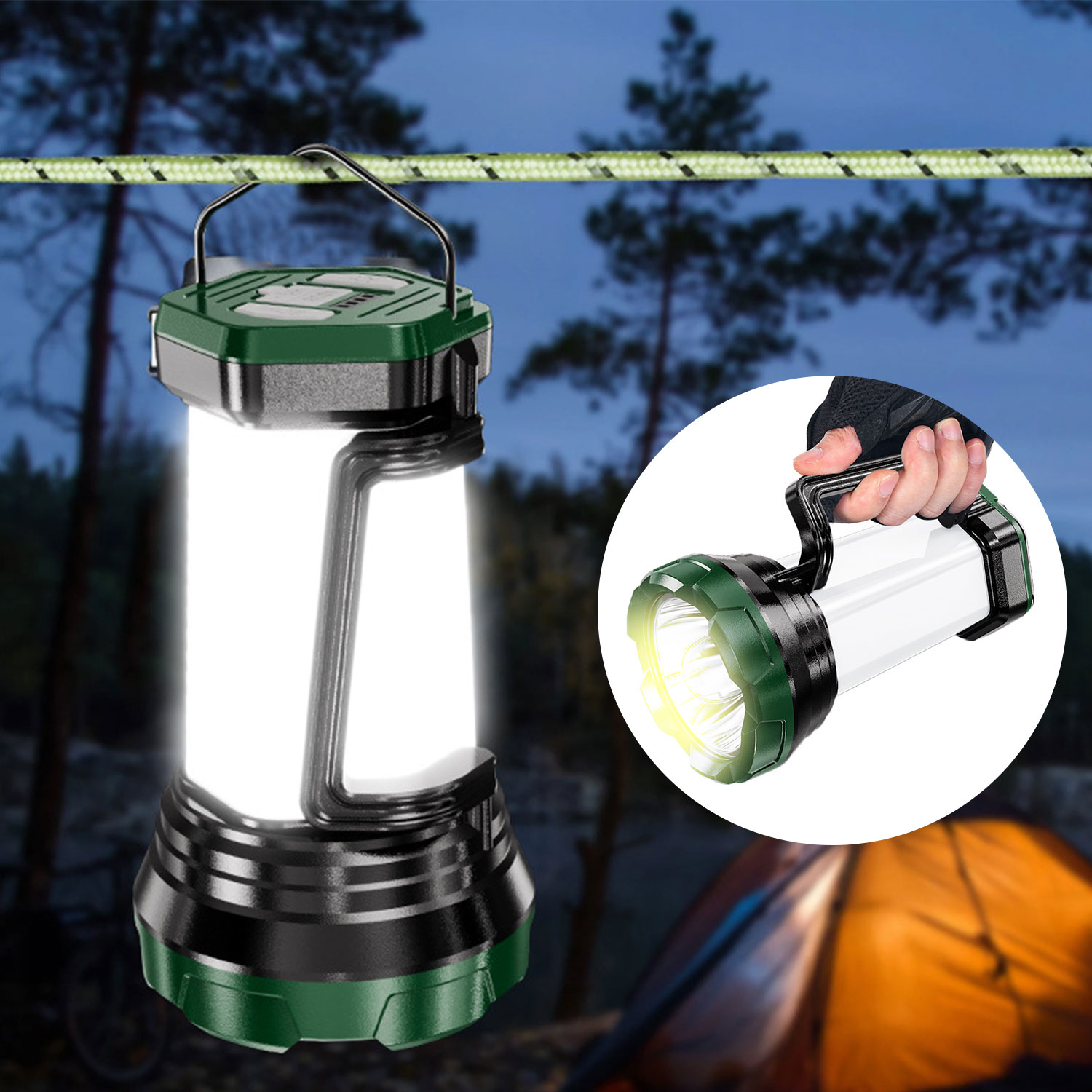 Projecteur LED Portable USB-C, - Outdoor Adventure Inc avis et prix